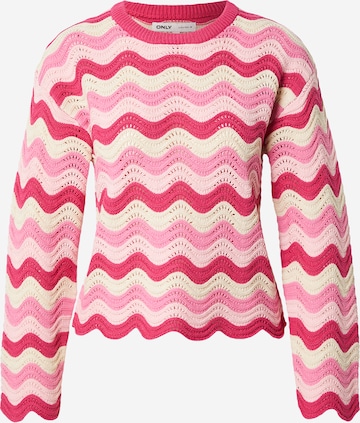 Pulover 'ONLASA' de la ONLY pe roz: față