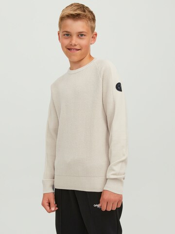 Jack & Jones Junior Sweater 'FILO' in Beige: front