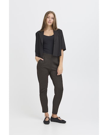 ICHI Tapered Hose in Schwarz