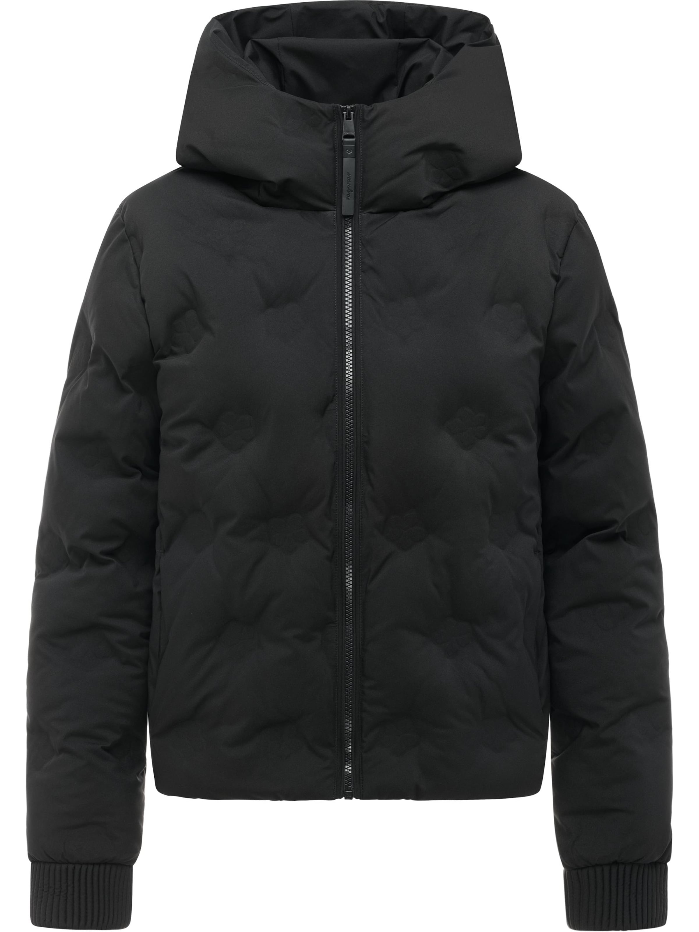 Ragwear Weatherproof jacket in Black: front