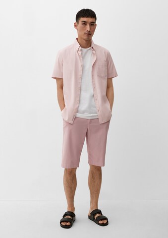 s.Oliver - Ajuste estrecho Camisa en rosa