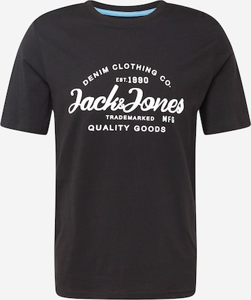 T-Shirt 'FOREST' JACK & JONES en noir : devant