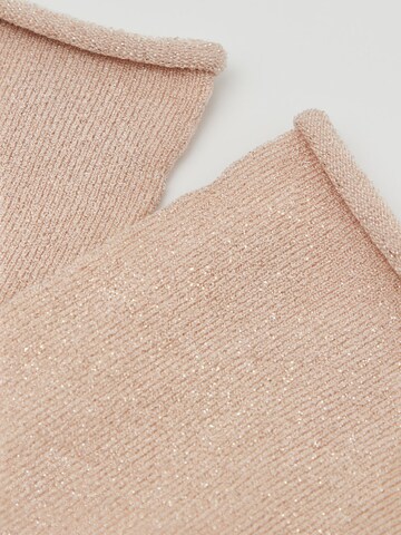 CALZEDONIA Socks 'GLITTER' in Beige