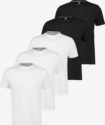 LERROS Shirt 'Basic' in Schwarz: Vorderseite