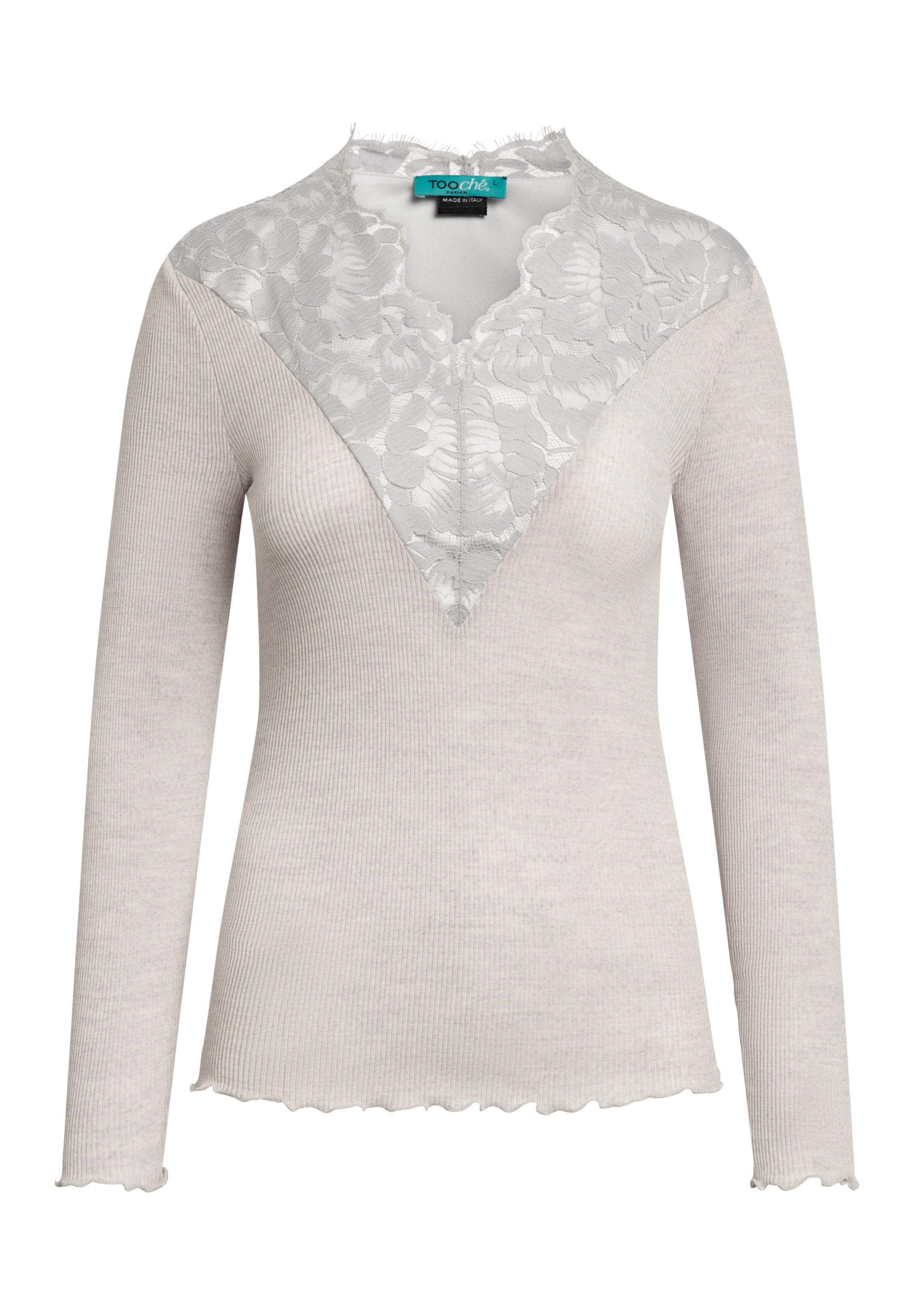 TOOche Shirt 'Moonlit Elegance' in Cream / Grey, Item view