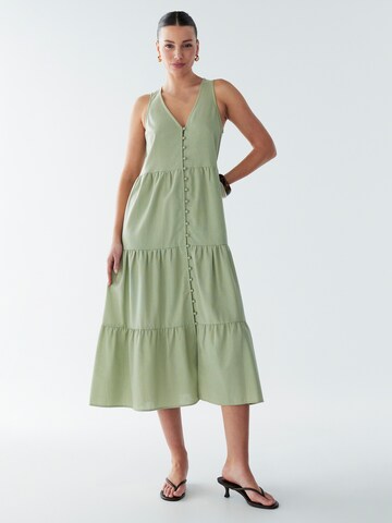 BWLDR Dress 'Polly' in Green: front