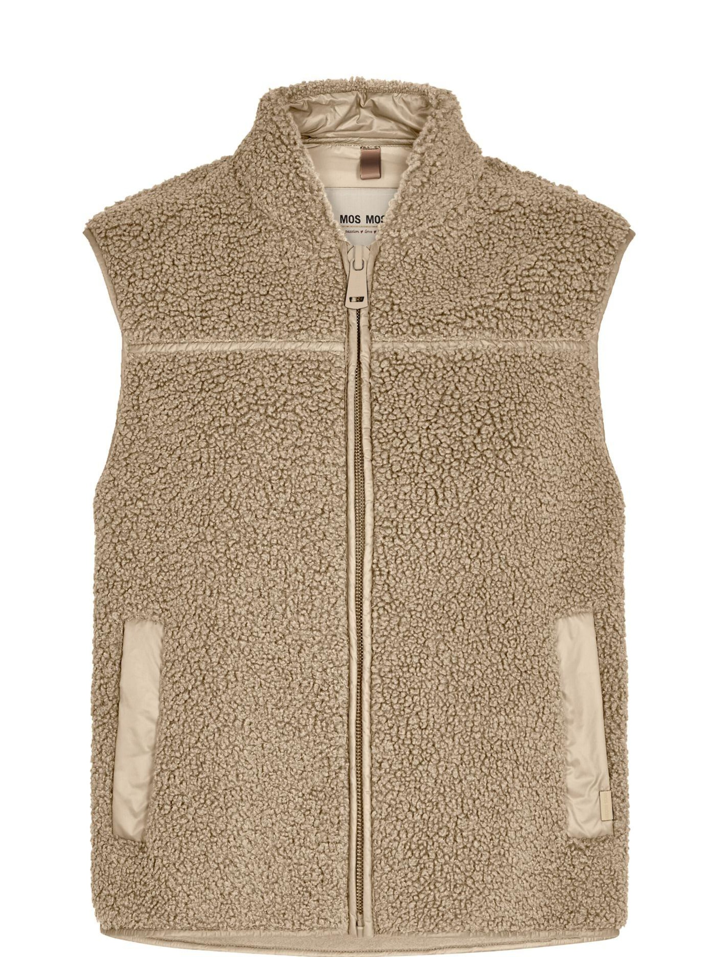 MOS MOSH Vest 'MMRowe' in Beige: front