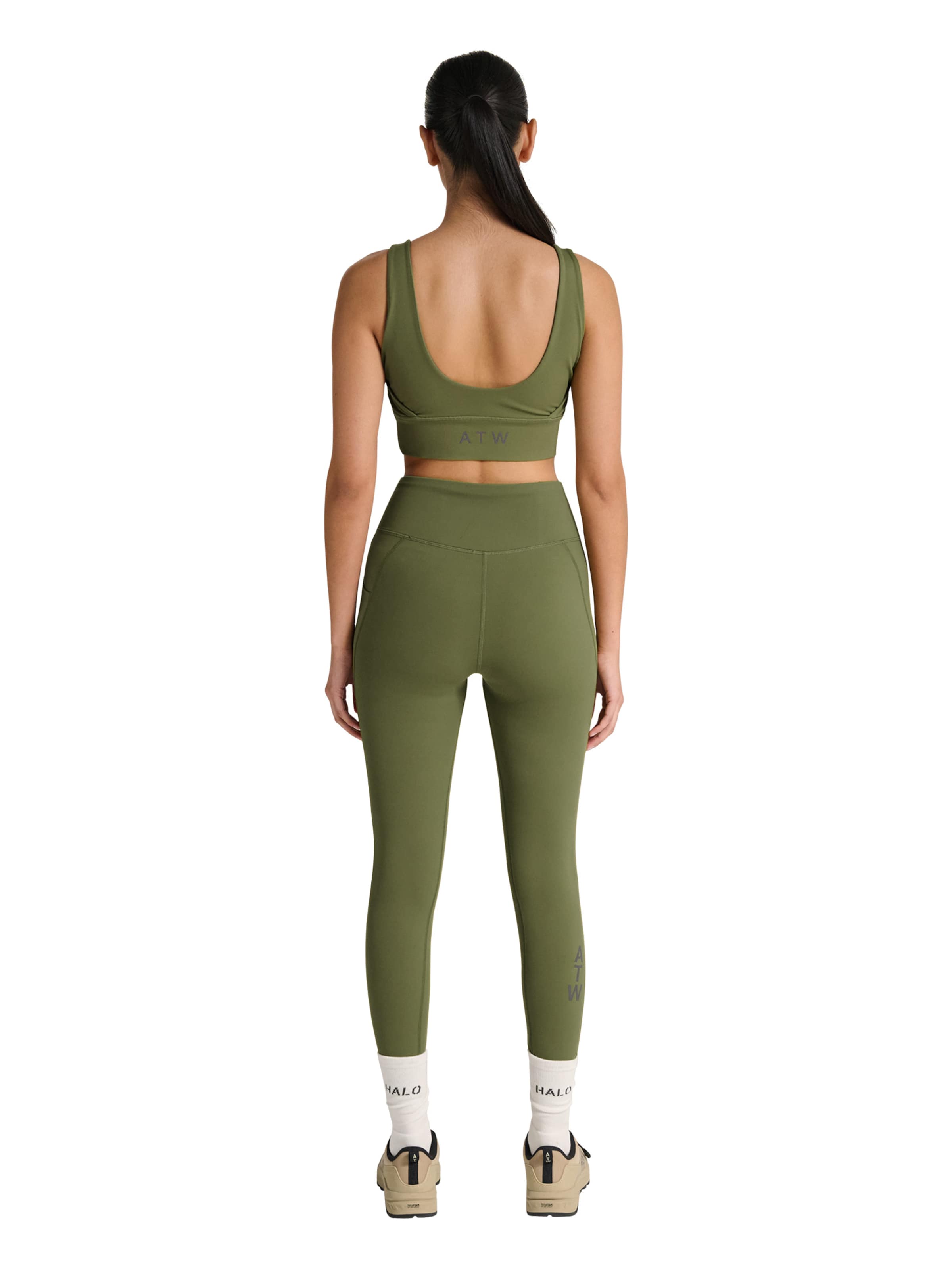 HALO Skinny Leggings in Green