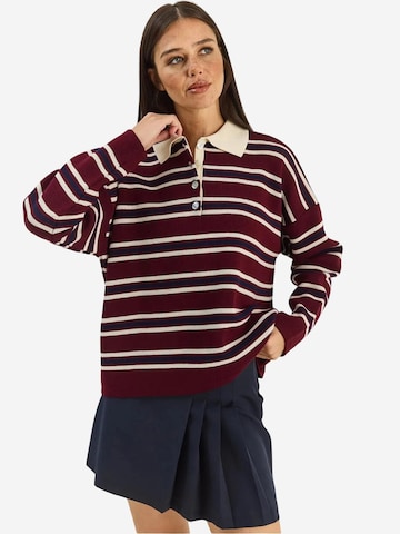 Bianco Lucci Pullover 'Pullover'‌‌‌‌ in Rot