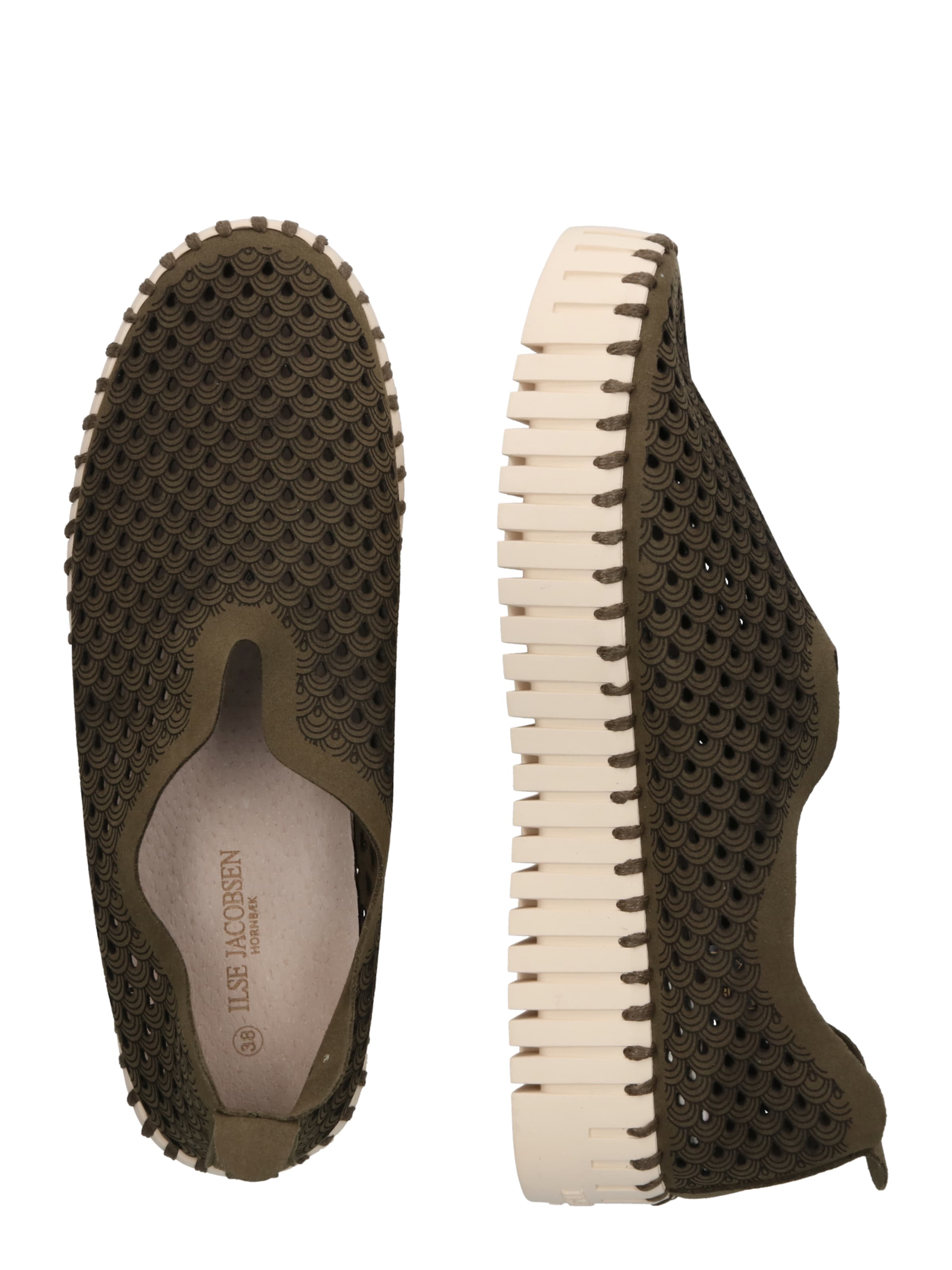 Slip on 'Tulip' ILSE JACOBSEN en vert