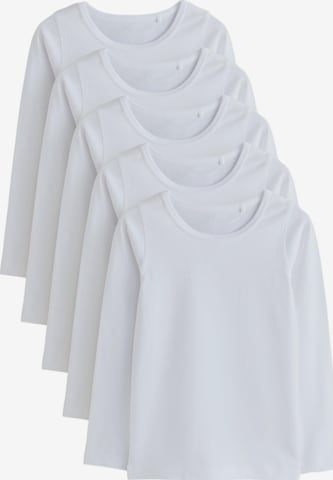 Tricou de la Next pe alb: față