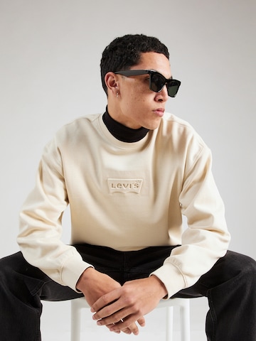 LEVI'S ® Sweatshirt 'Relaxd Graphic Crew' in White