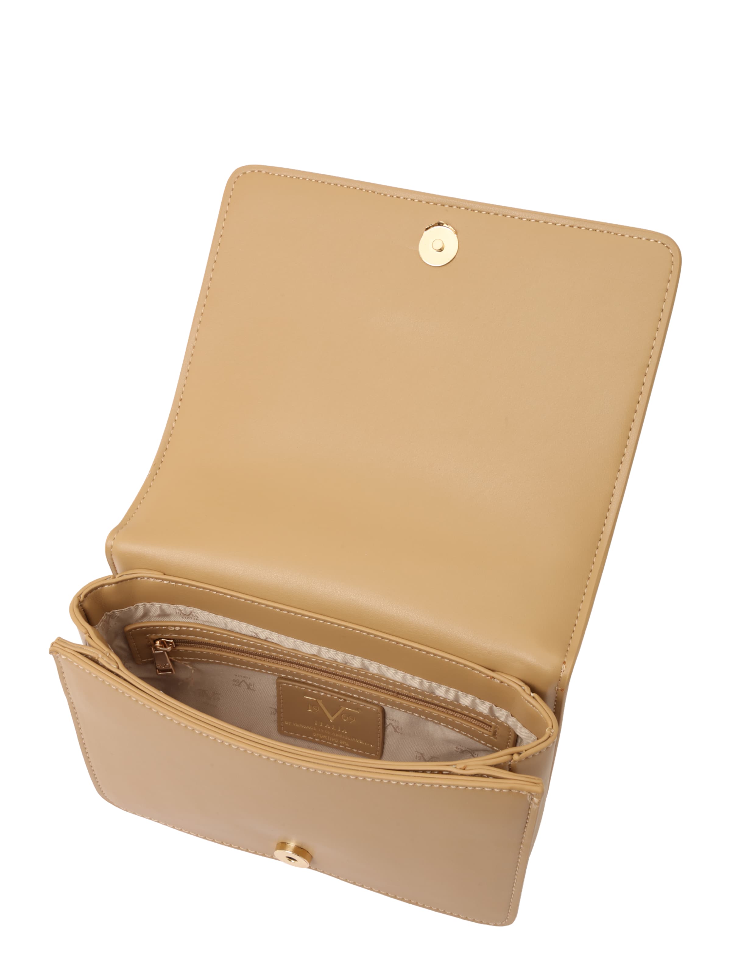 19V69 ITALIA - Bolso de hombro 'Gaby Gold' en beige: arriba