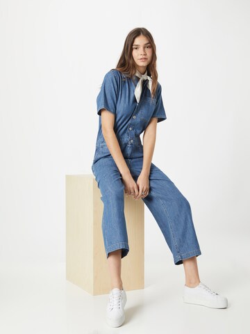 LEVI'S ® Overall 'Short Sleeve Heritage Jumpsuit' in Blau