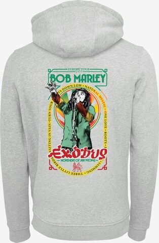 F4NT4STIC Sweatshirt 'Bob Marley Reggae Music Exodus Singing' in Grau