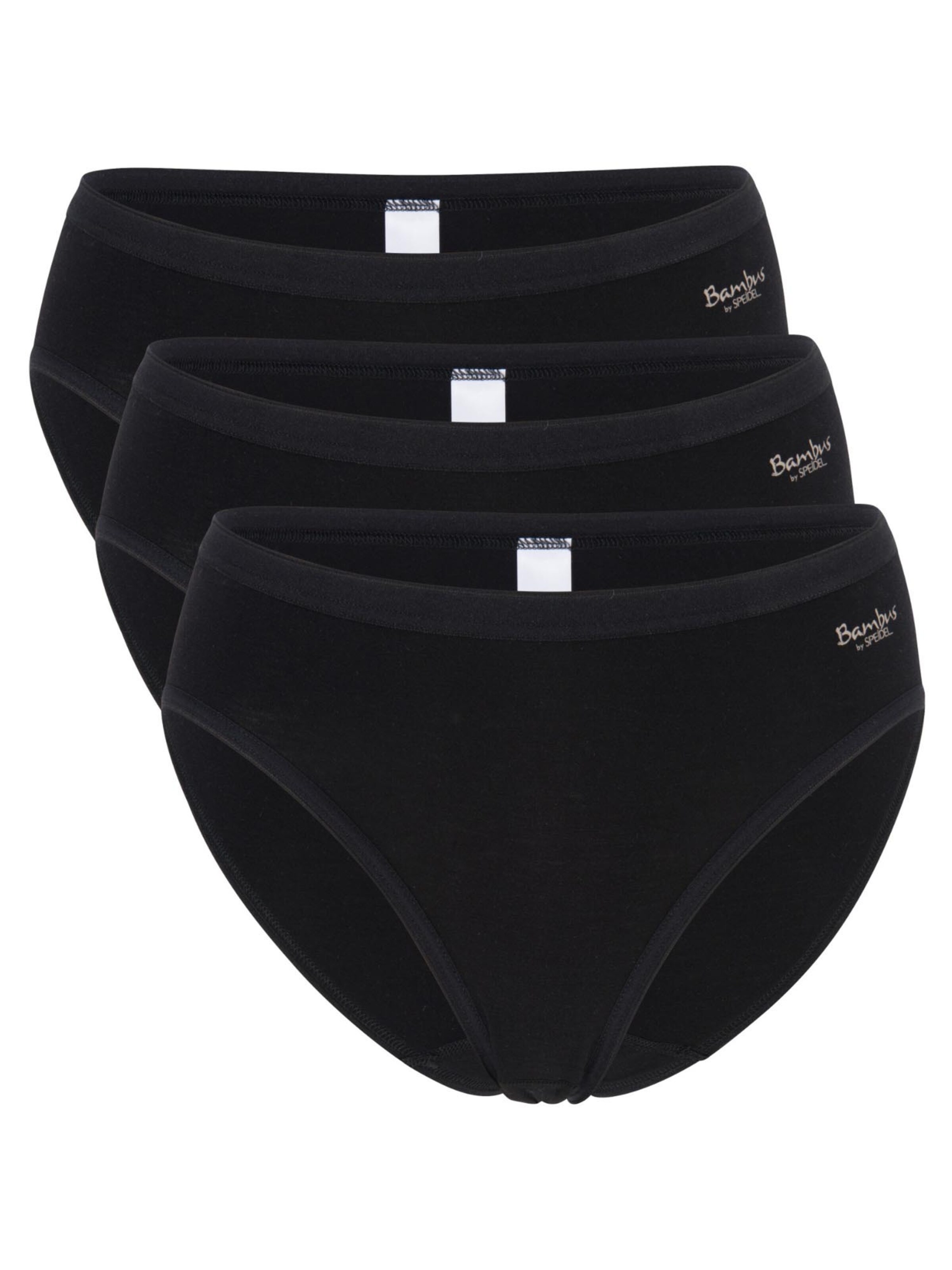 SPEIDEL Slip 'Bambus' in Zwart: voorkant