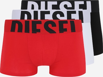 DIESEL Bokserishortsit 'DAMIEN' värissä punainen / musta / valkoinen, Tuotenäkymä