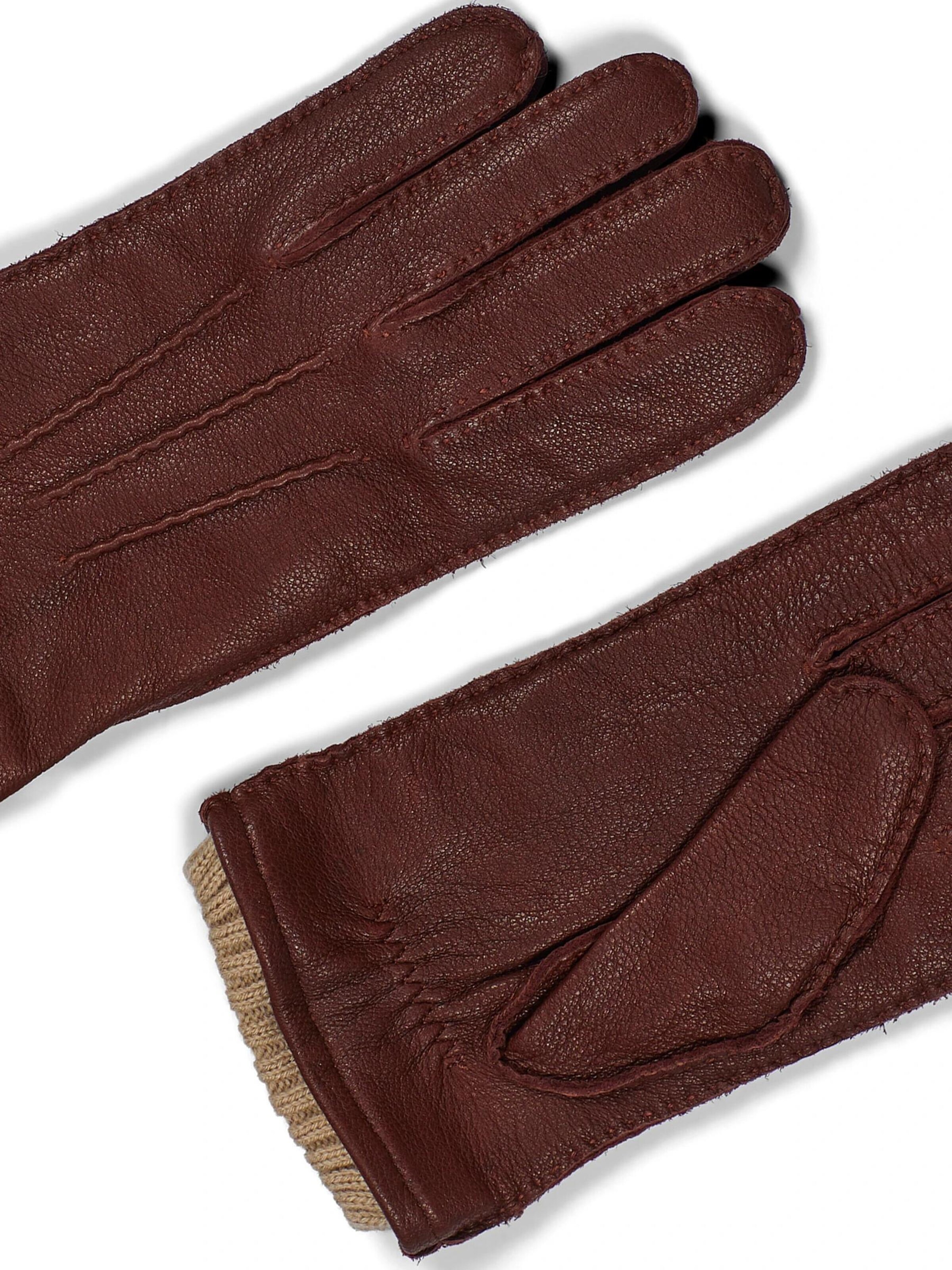 Gants 'Leather Gloves Mateo Brown' Howard London en marron