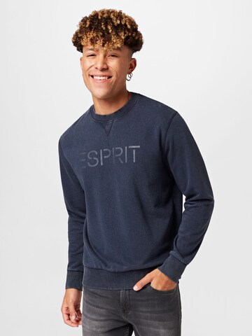 ESPRIT Sweatshirt in Blauw: voorkant