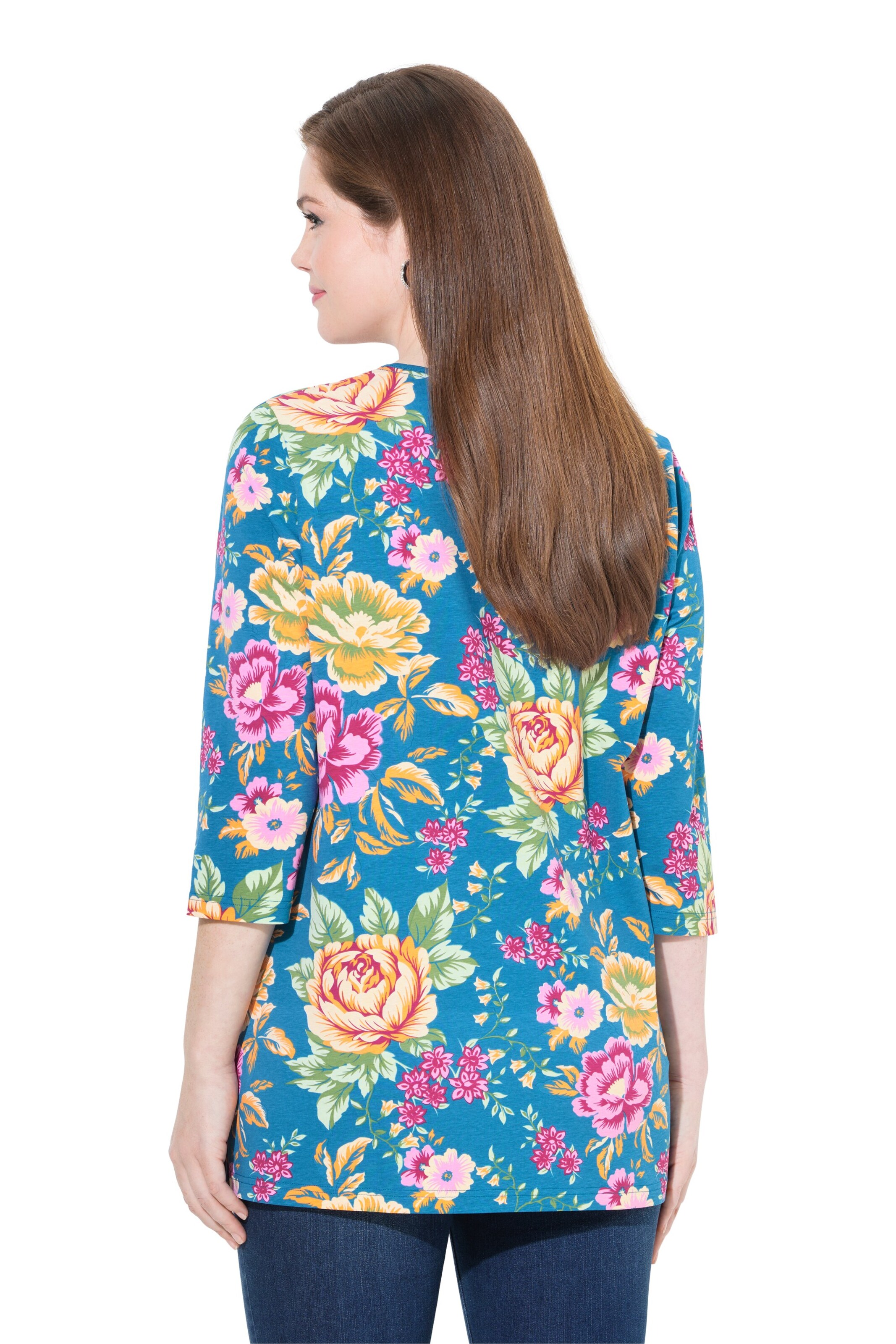 Ulla Popken Shirt in Blauw