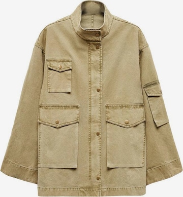 MANGO Between-Season Jacket 'africa' in Green: front