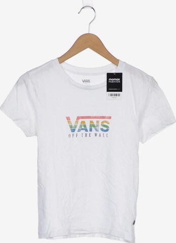 VANS Top & Shirt in XS in White: front