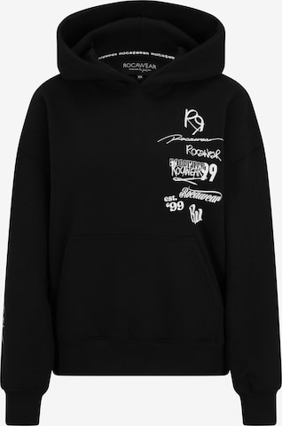ROCAWEAR Bluzka sportowa 'Rough' w kolorze czarny: przód