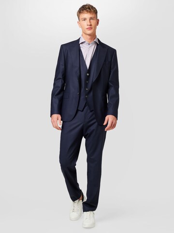 BOSS Black Regular Suit 'Huge Peak' in Blue