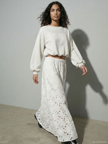 HYPEDROP - Falda 'HDFIONA' en blanco: frente