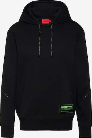 melns HUGO Red Sportisks džemperis 'Denry': no priekšpuses