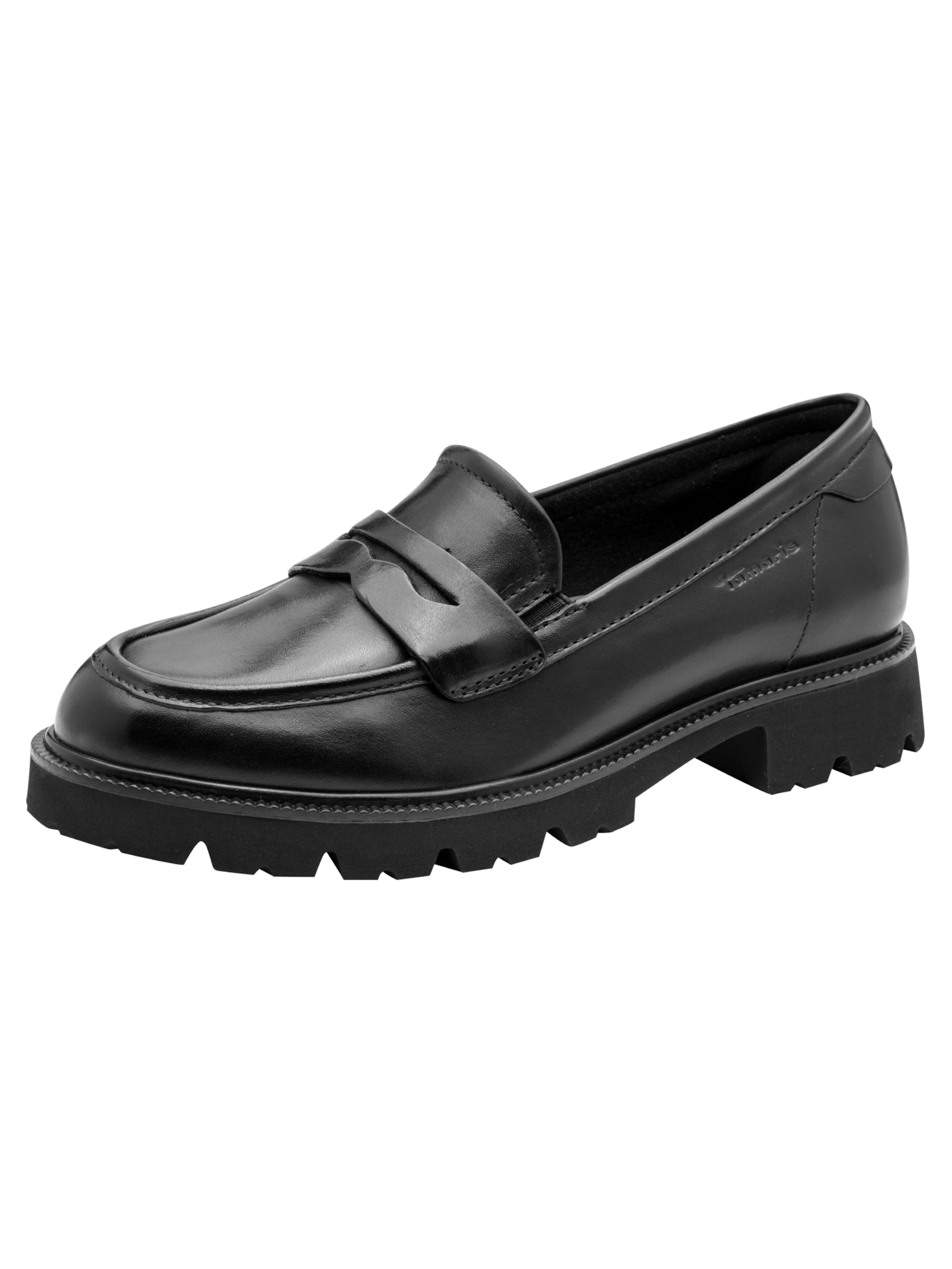 Tamaris Slipper in Schwarz: Vorderseite