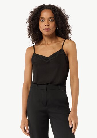 COMMA Top in Zwart: voorkant