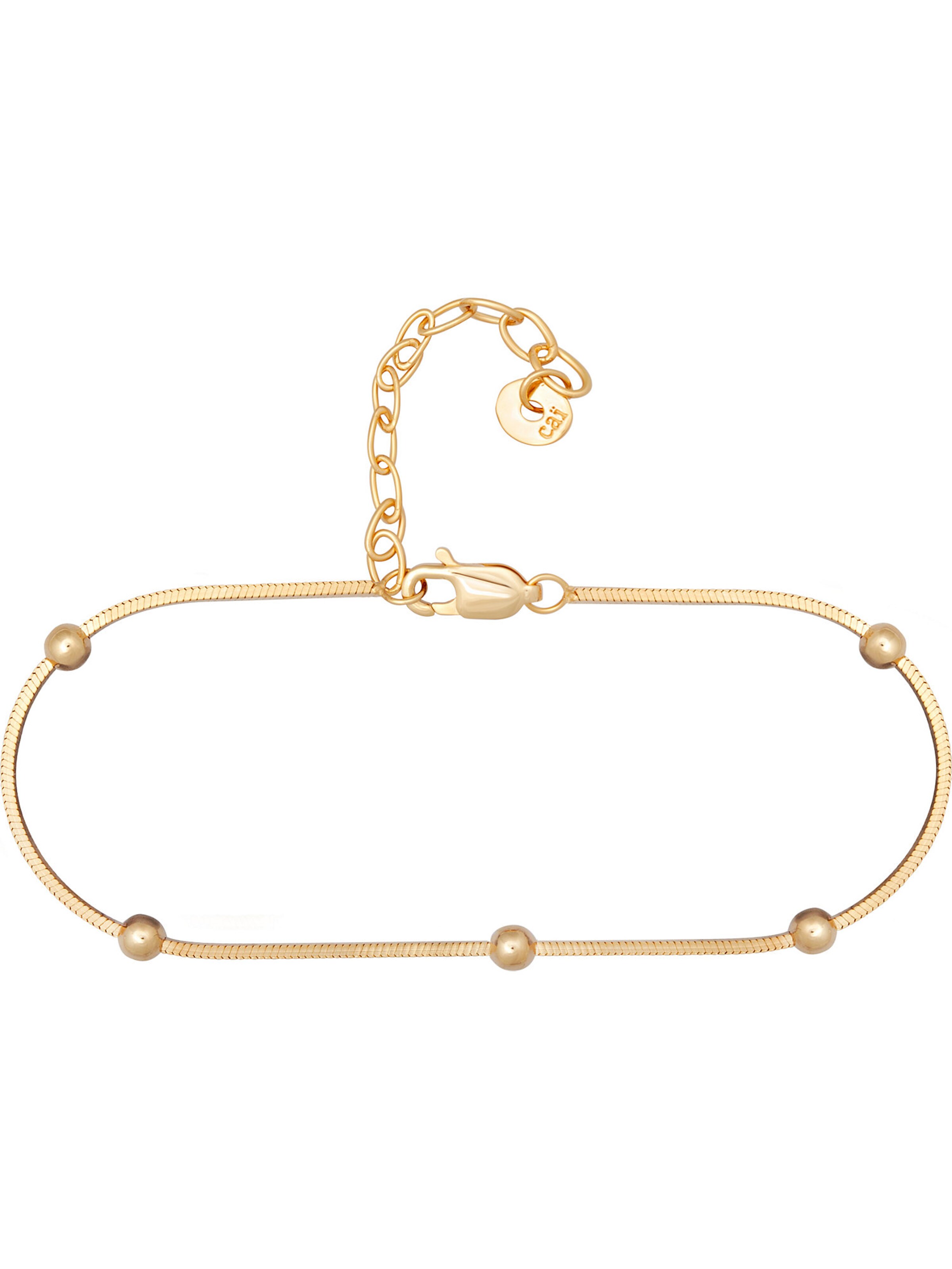 Bracelet caï en or : devant