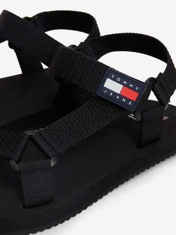 Tommy Jeans Sandalen in Zwart