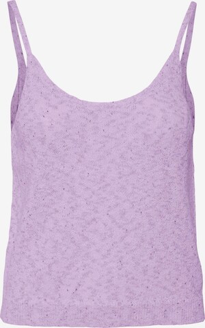 VERO MODA Knitted Top 'Annie' in Purple: front