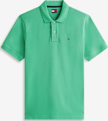 Tommy Jeans Koszulka 'Essential' w kolorze zielony: przód