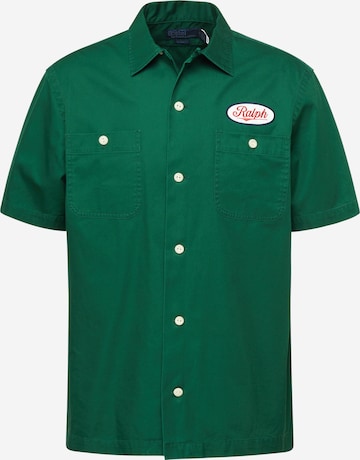 Polo Ralph Lauren Rovný strih Košeľa - Zelená: predná strana