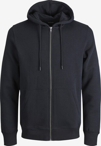 Jack & Jones Plus Sweatjacke 'Bradley' in Schwarz: predná strana