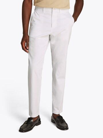 TOMMY HILFIGER - Loosefit Pantalón chino 'HARLEM' en blanco: frente