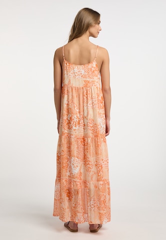 Rochie de vară de la IZIA pe portocaliu