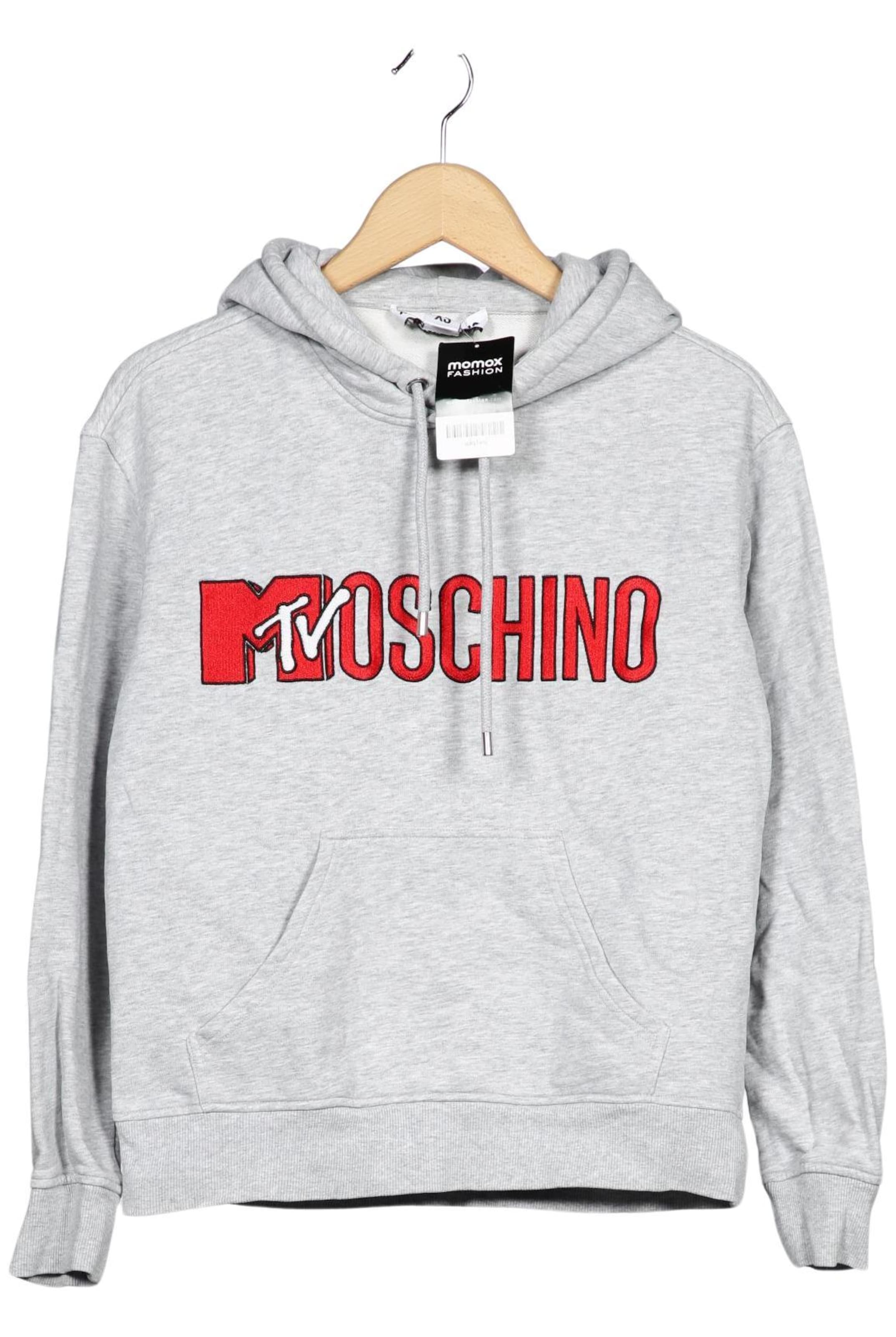H&M x Moschino Kapuzenpullover XS in Grau: Vorderseite