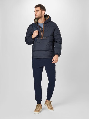 JACK & JONES Winterjas in Blauw