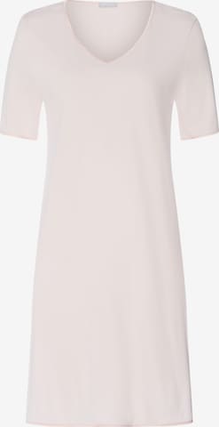 Hanro Nachthemd 'Cotton Silk' in Roze: voorkant