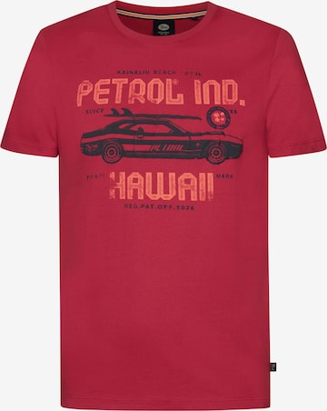 Petrol Industries Koszulka w kolorze czerwony: przód