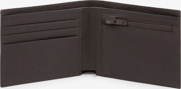 Piquadro Black Square Geldbörse Leder 11 cm in Braun