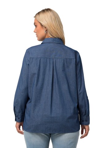 Ulla Popken Klederdracht shirt in Blauw