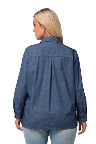 Ulla Popken Klederdracht shirt in Blauw