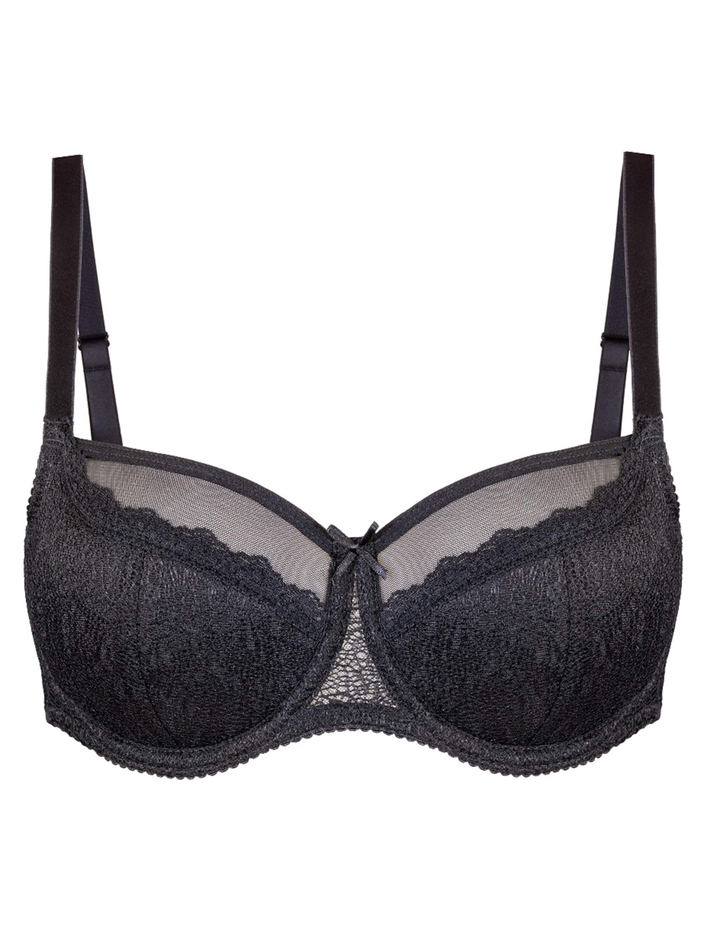 Vena T-Shirt BH 'VB-323'‌‌‌‌ in Schwarz: Vorderseite