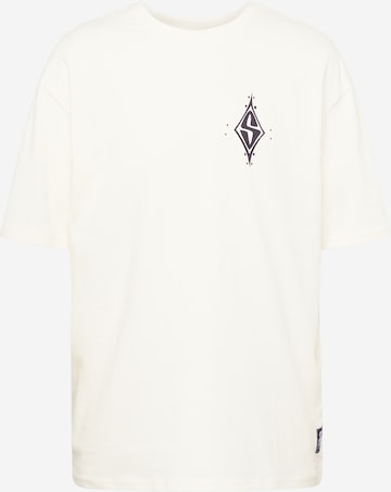 T-Shirt 'Peak' Starter Black Label en blanc : devant