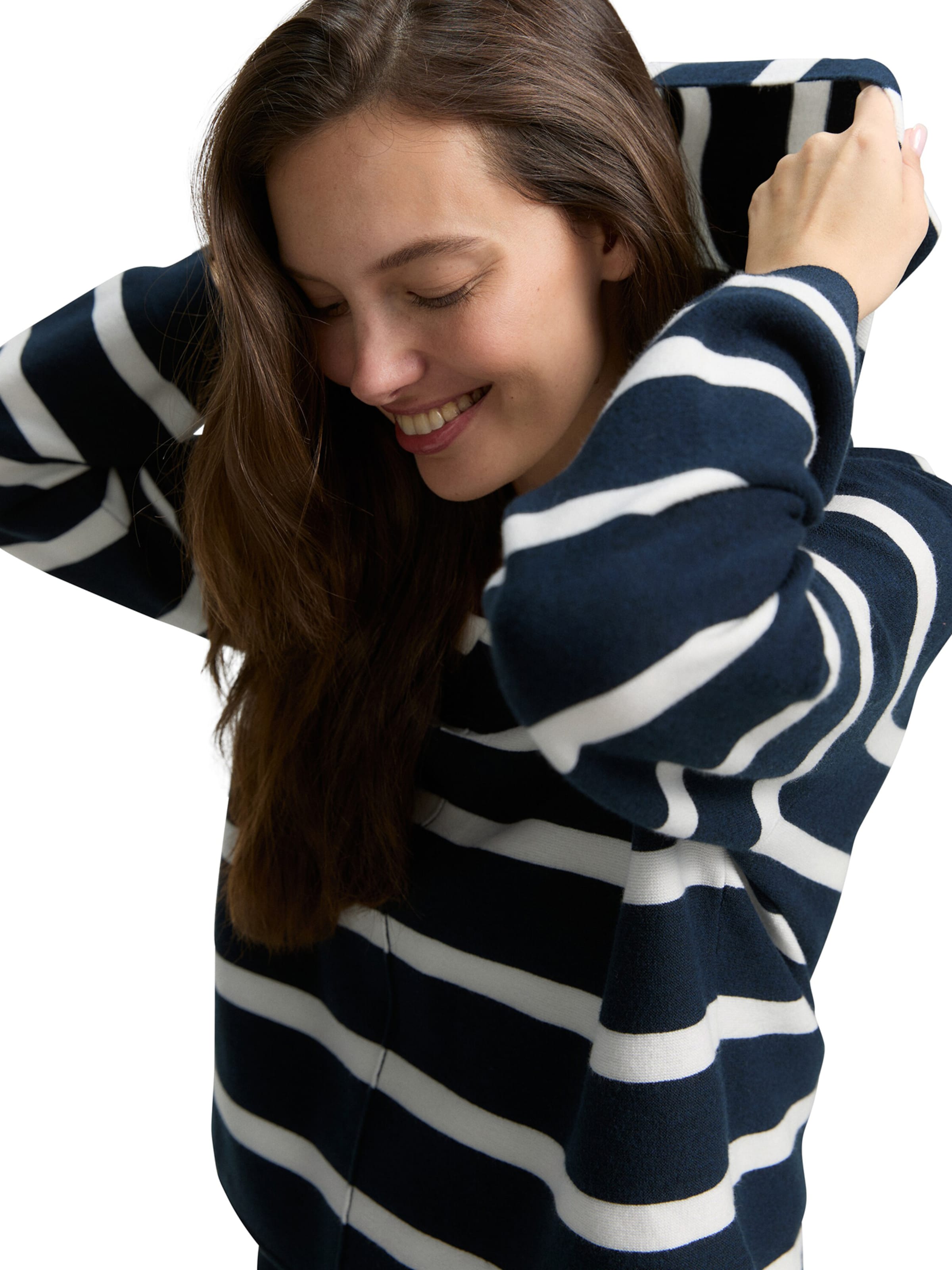 TOM TAILOR Pulóver - fehér